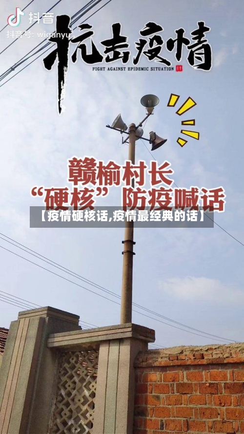 【疫情硬核话,疫情最经典的话】